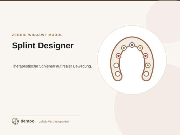 Modulo software WINJAW+ Splint Designer