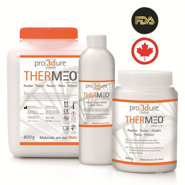 THERMEO powder – Pulverkomponente für Aufbissschienen mit Thermomemory-Effekt