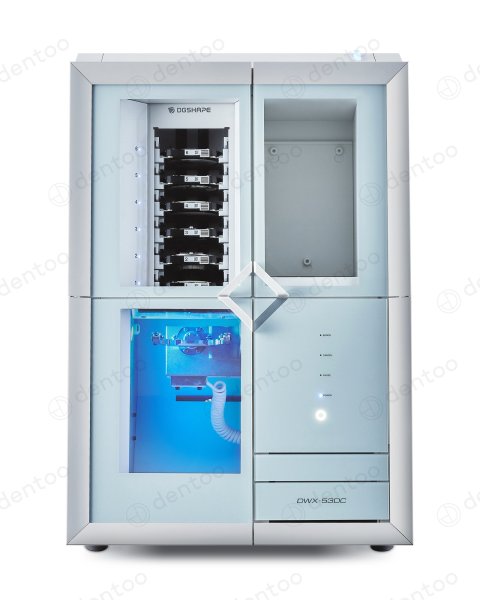 DGSHAPE DWX-53DC – 5-Achs-Trockenfraesmaschine mit Disc-Wechsler, Frontansicht