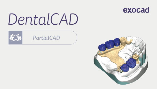 exocad PartialCAD Modul (Modellgussprothesen) - Monatslizenz