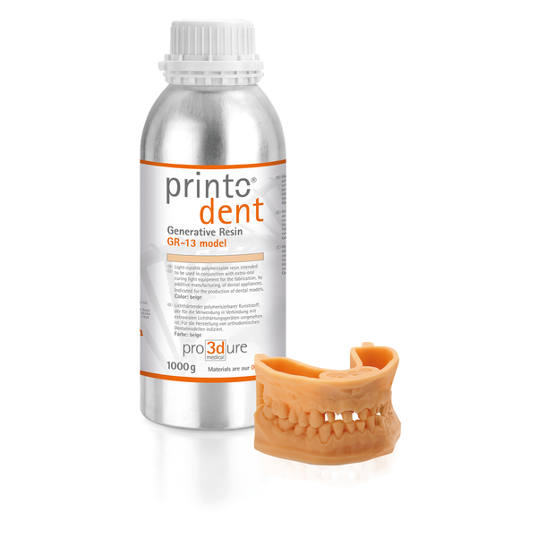 printodent GR-13 model beige – 3D-Druck-Modellkunststoff (Restaurationsmodelle)