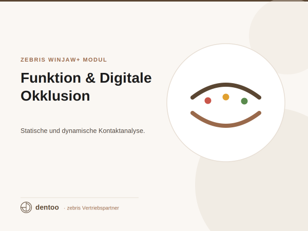 Modulo software WINJAW+ Funzione e Occlusione Digitale