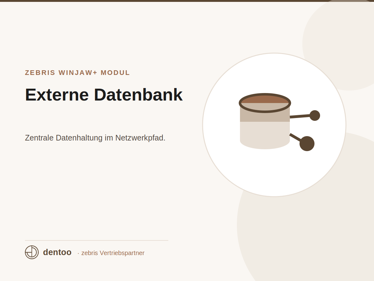 WINJAW+ Externe Datenbank