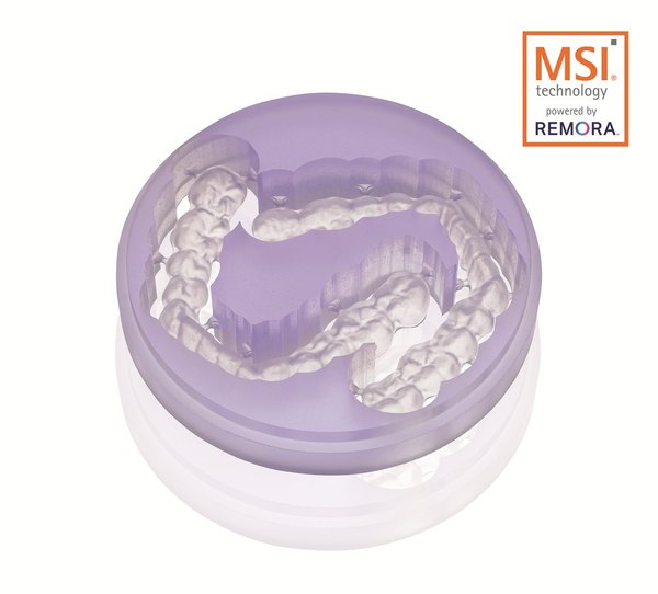 PRO3dent splint MSI – ozeanblaue Fräsronde für harte Aufbissschienen (antibakteriell)
