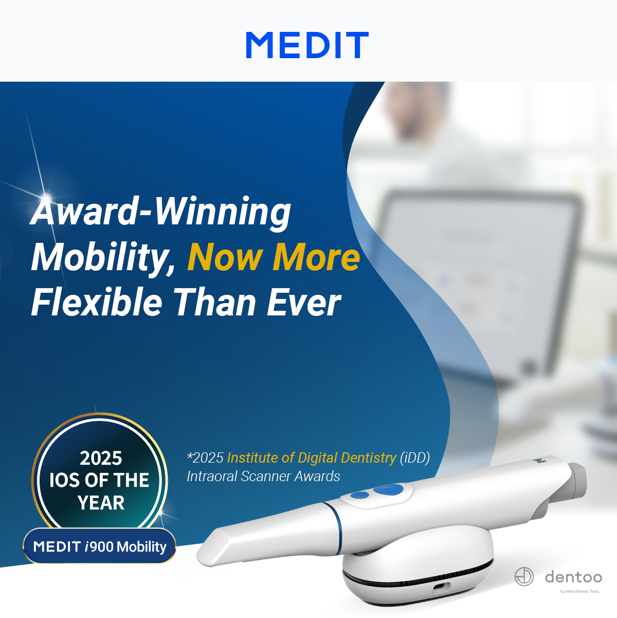 MEDIT i900 Mobility – IOS of the Year 2025: award-winning mobility, now even more flexible