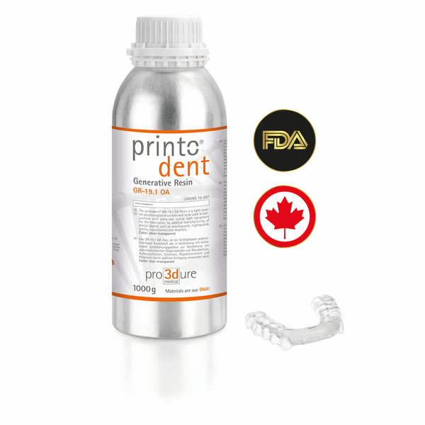 printodent GR-19.1 OA – 3D-Druck-Harz von pro3dure