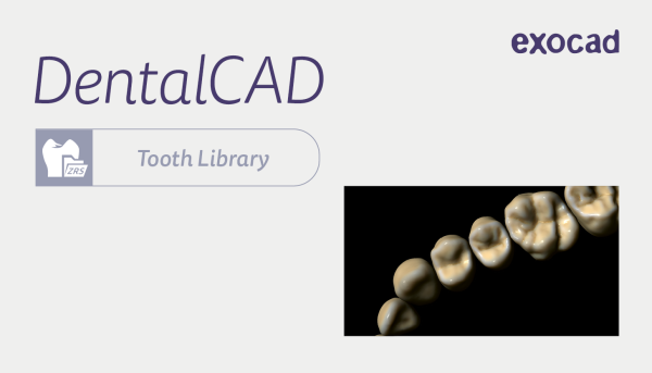 exocad ZRS Tooth Library Modul - Monatslizenz