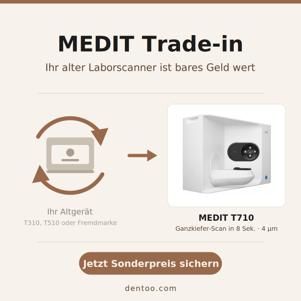 MEDIT Trade-in von Desktop-Scanner