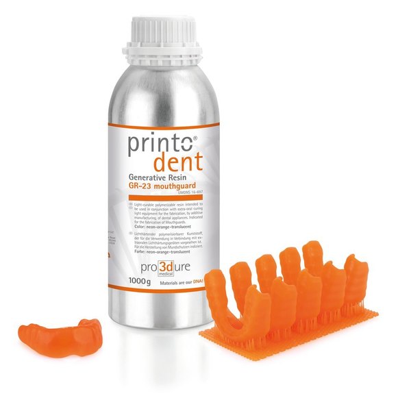 printodent GR-23 mouthguard – biokompatibles 3D-Druckharz für Mundschutz